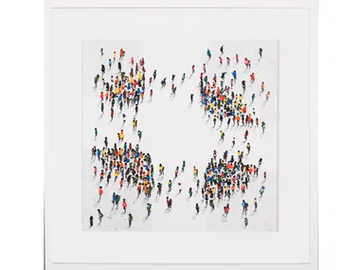 Meeting I - Wooden Painting by NOVOCUADRO ART COMPANY - view 2